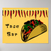 Taco Bar Poster (Voorkant)