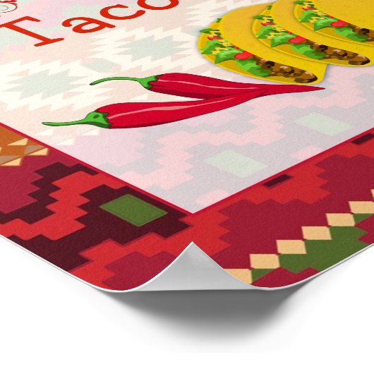 Taco Bar Poster (Hoek)