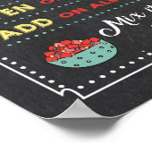 Taco Bar-Poster lopen Poster (Hoek)