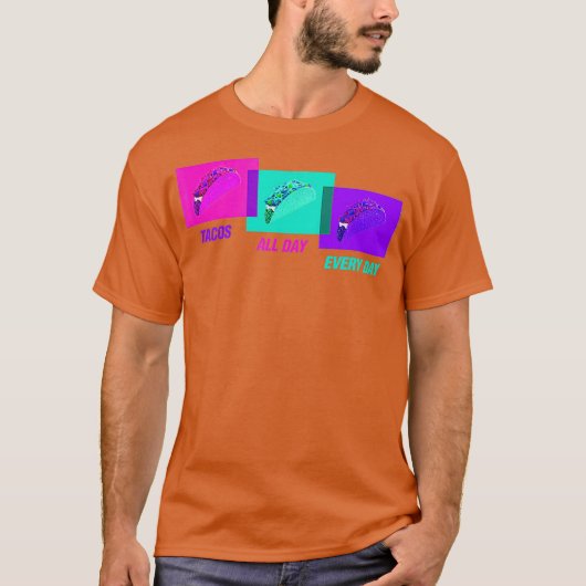 Taco Bell Tacos dagelijks T-shirt (Voorkant)