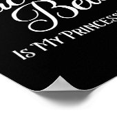 Taco Belle is mijn prinses naam - Funny Pun Cinco Poster (Hoek)