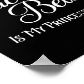 Taco Belle is mijn prinses naam - Funny Pun Cinco Poster (Hoek)