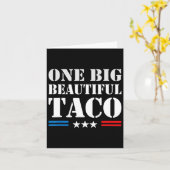 Taco Bijnaam Meme - One Big Beautiful Bill Funny Kaart (Gele Bloem)