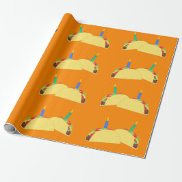 Taco Birthday Wrapping Paper Cadeaupapier