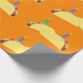 Taco Birthday Wrapping Paper Cadeaupapier (Hoek)