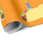 Taco Birthday Wrapping Paper Cadeaupapier (Rol Hoek)