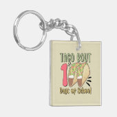Taco Bout 100 dagen school Sleutelhanger (Voorkant Links)