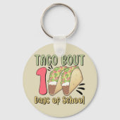 Taco Bout 100 dagen school Sleutelhanger (Voorkant)
