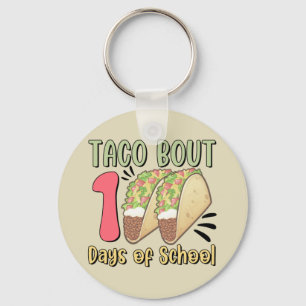 Taco Bout 100 dagen school Sleutelhanger