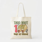 Taco Bout 100 dagen school Tote Bag (Voorkant)