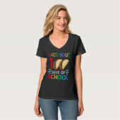 Taco Bout 100 Days Of School Mexican Food Lover Te T-shirt (Voorkant volledig)