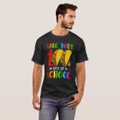 Taco Bout 100 Days Of School Teacher Student Kids  T-shirt (Voorkant volledig)