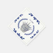 Taco' Bout 40 | Blue/Silver Tequila Napkins Servet (Hoek)