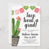 Taco Bout A Afstudeerder, Afstuderen Uitnodiging (Voorkant)