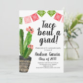 Taco Bout A Afstudeerder, Afstuderen Uitnodiging (Staand voorkant)