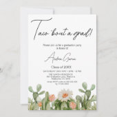 Taco Bout A Afstudeerder, bloeiend Cactus Afstuder Kaart (Voorkant)