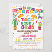 Taco Bout a Afstudeerder Invitation Kaart (Voorkant)