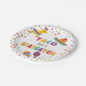 Taco Bout a Afstuderen Bord - Wit (Gekanteld)