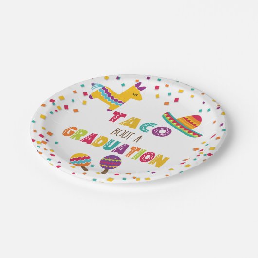Taco Bout a Afstuderen Bord - Wit (Gekanteld)