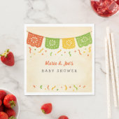 Taco Bout A Baby Fiesta Baby shower servetten (Insitu)