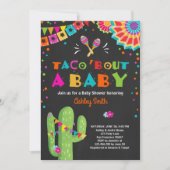 Taco Bout a Baby Fiesta Baby shower uitnodiging (Voorkant)