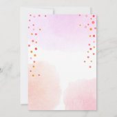 Taco Bout a Baby Fiesta Couples Baby shower Kaart (Achterkant)