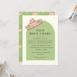 Taco Bout a Baby Invitation Kaart