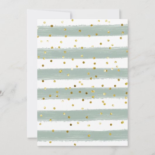 Taco "Bout A Baby Invitation Kaart (Achterkant)