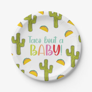 Taco Bout A Baby Paper Borden Papieren Bordje