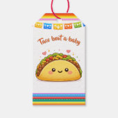 Taco bout a Baby Shower Cadeaulabel (Voorkant)