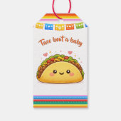 Taco bout a Baby Shower Cadeaulabel (Achterkant)