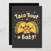 Taco 'Bout a Baby Zwangerschap Tao Cinco De Mayo  Aankondiging (Voorkant / Achterkant)