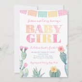 Taco Bout A Fiesta Mexicaans Baby shower voor meis Kaart (Voorkant)