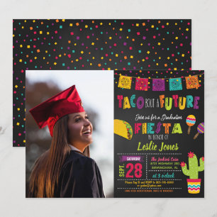 Taco Bout a Future Afstuderen Invitation - Foto Kaart