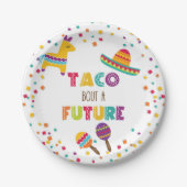Taco Bout a Future Fiesta Afstuderen Bord - White (Voorkant)