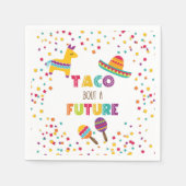 Taco Bout a Future Fiesta Graduation Napkin - WH Servet (Voorkant)
