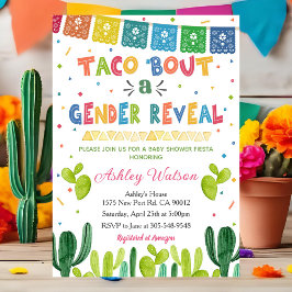Taco 'Bout a Gender Reveal Party Invite Kaart