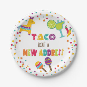 Taco Bout a New Address Bord - White