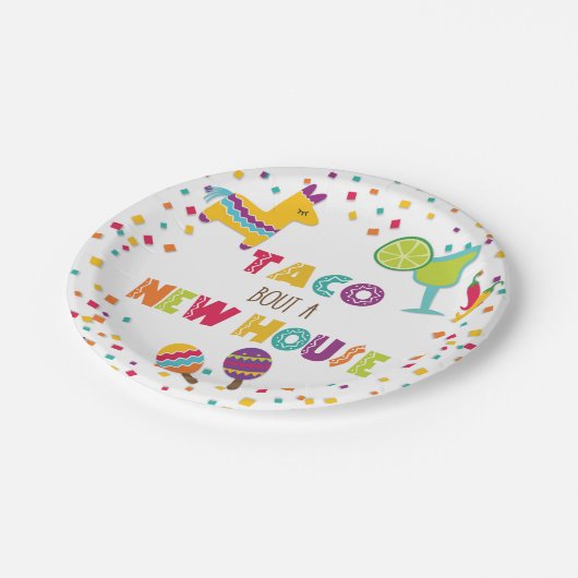 Taco Bout a New House Bord - White (Gekanteld)