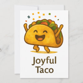 Taco 'Bout a Party Cute Fiesta Birthday Invitation Kaart