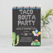 Taco Bout A Party | Eerste uitnodiging (Staand voorkant)