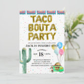 Taco Bout A Party | Eerste uitnodiging (Staand voorkant)