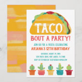 Taco Bout a Party Invitation Kaart (Voorkant / Achterkant)