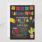 Taco Bout a Ring - Verlovingsfeest/ Koppel Borrel Kaart (Voorkant)