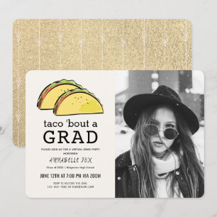 Taco Bout AFSTUDEERDER Foto Gold Virtual Afstudere Kaart
