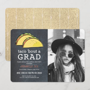 Taco Bout AFSTUDEERDER Foto Gold Virtual Afstudere Kaart