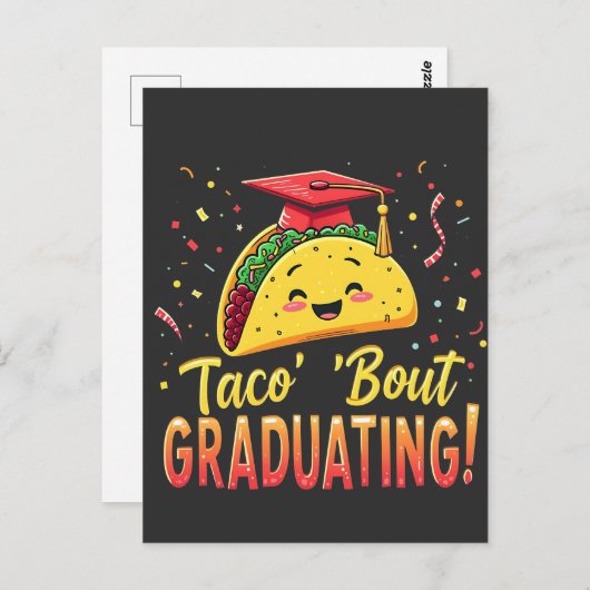 Taco 'Bout Afstuderen Afstudeer Cinco De Mayo  Briefkaart (Voorkant / Achterkant)