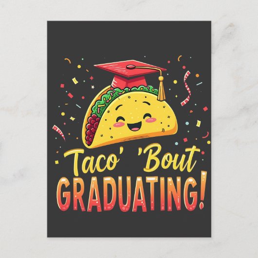 Taco 'Bout Afstuderen Afstudeer Cinco De Mayo  Briefkaart (Voorkant)