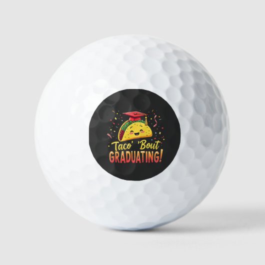 Taco 'Bout afstuderen Afstuderen Cinco de Mayo Golfballen (Voorkant)