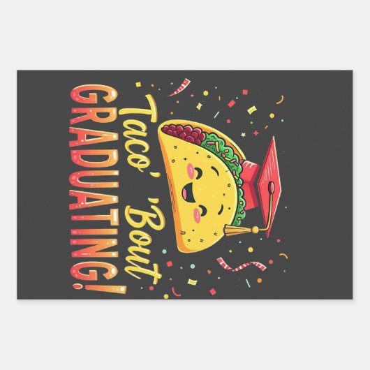 Taco 'Bout afstuderen Afstuderen Cinco de Mayo Inpakpapier Vel (Voorkant)